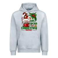 Heather Grey Hot Cocoa And Christmas Movie Urban Hoodie - BundleAndBundleShop