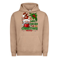 Pigment Burro Hot Cocoa And Christmas Movie Urban Hoodie - BundleAndBundleShop