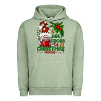 Pigment Oil Green Hot Cocoa And Christmas Movie Urban Hoodie - BundleAndBundleShop
