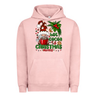 Pigment Salmon Hot Cocoa And Christmas Movie Urban Hoodie - BundleAndBundleShop