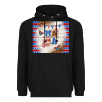 Black American mama Heavyweight Hoodie - TumblerDesignByShophia