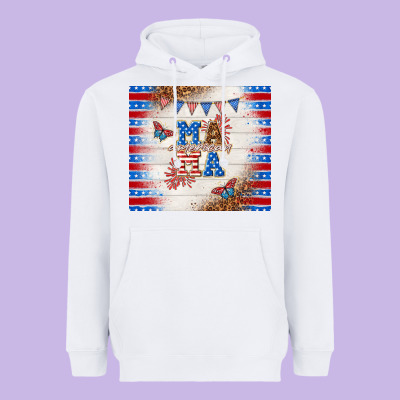 American Mama Heavyweight Hoodie Designed By Tumblerdesignbyshophia