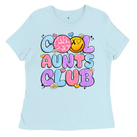 Baby Blue cool aunts club Ladies Tee - JahusDesignShop