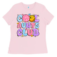 Bubblegum Pink cool aunts club Ladies Tee - JahusDesignShop