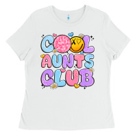 White cool aunts club Ladies Tee - JahusDesignShop