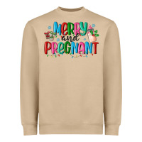 Mushroom merry and pregnant Heavyweight Sweatshirt - MaliasSmallBusiness