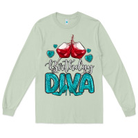 Matcha birthday diva turquoise Long Sleeve Tee - MaliasSmallBusiness