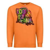 Carrot louisiana map Premium Sweatshirt - CowGirlArtShop