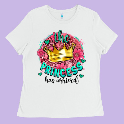 The Princesshas Arrived Ladies Tee Designed By Adodesignshop