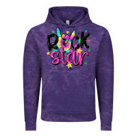 Cloud Purple rock star Vintage Hoodie - MaliasSmallBusiness