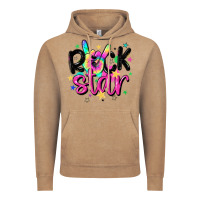 Vintage Coffee rock star Vintage Hoodie - MaliasSmallBusiness