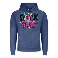 Vintage Denim rock star Vintage Hoodie - MaliasSmallBusiness