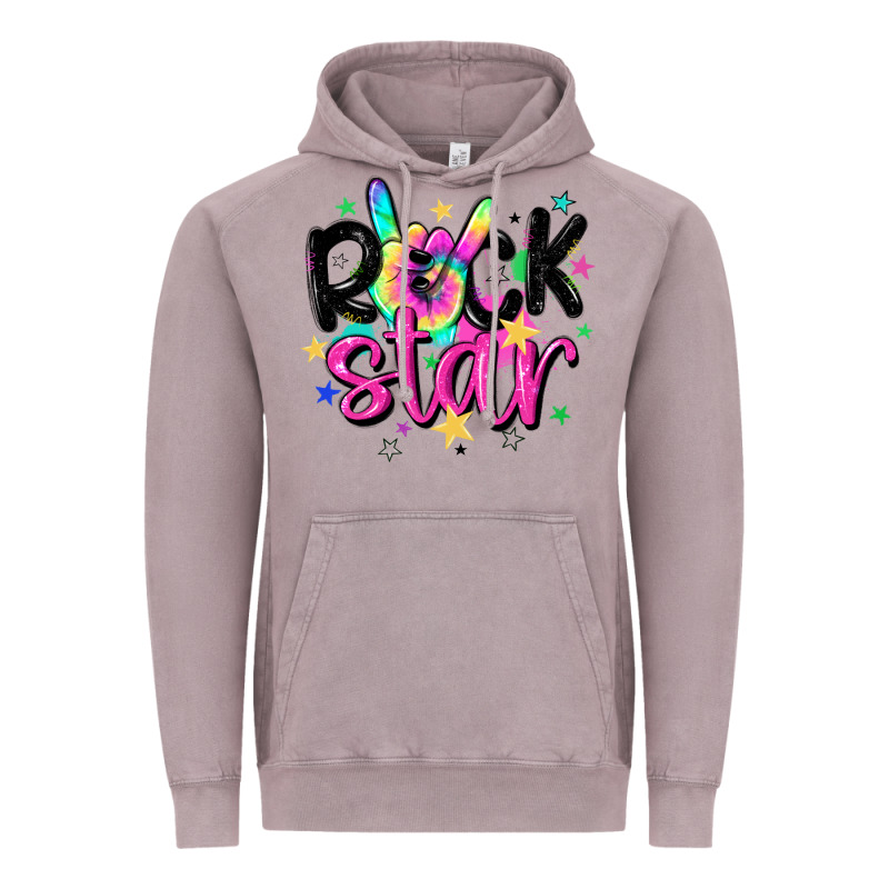 Rock Star Vintage Hoodie by MaliasSmallBusiness | Teevron