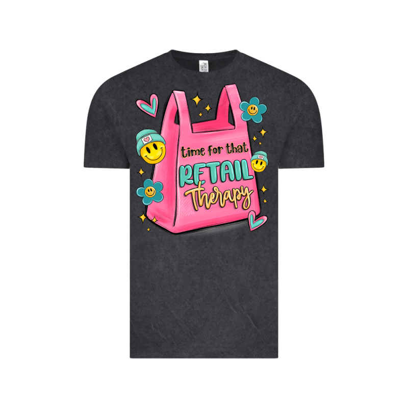 Time For That Retail Therapy Vintage Tee by MaliasSmallBusiness | Teevron