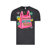 Vintage Black time for that retail therapy Vintage Tee - MaliasSmallBusiness