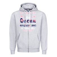 Heather Grey Once Upon A Time There Was A Queen Who Was Born I Zipper Hoodie - Bettercallsaul