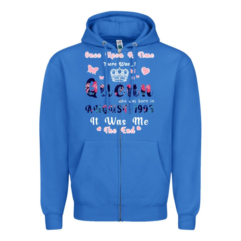 Once Upon A Time There Was A Queen Who Was Born I Zipper Hoodie by Bettercallsaul | Teevron