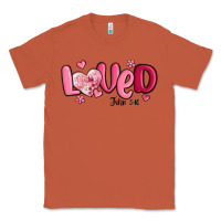 Copper valentine's day loved john 3 16 Classic Tee - MaliasSmallBusiness