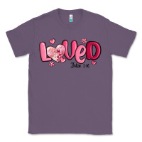 Lavender valentine's day loved john 3 16 Classic Tee - MaliasSmallBusiness