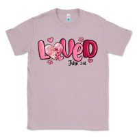 Lilac valentine's day loved john 3 16 Classic Tee - MaliasSmallBusiness
