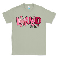 Matcha valentine's day loved john 3 16 Classic Tee - MaliasSmallBusiness
