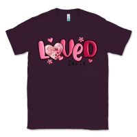 Plum valentine's day loved john 3 16 Classic Tee - MaliasSmallBusiness