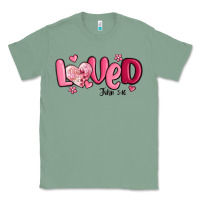 Sage valentine's day loved john 3 16 Classic Tee - MaliasSmallBusiness
