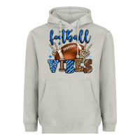 Moon Dust Football vibes blue and grey team color Heavyweight Hoodie - HowdyJamesFarm