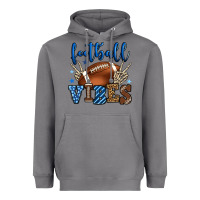 Storm Football vibes blue and grey team color Heavyweight Hoodie - HowdyJamesFarm
