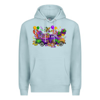 Blue Mist mardi gras truck Premium Hoodie - CowGirlArtShop