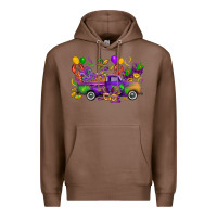 Chestnut mardi gras truck Premium Hoodie - CowGirlArtShop
