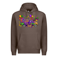 Coffee mardi gras truck Premium Hoodie - CowGirlArtShop