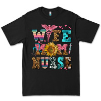 Black wife mom nurse Premium Tee - AdoDesignShop