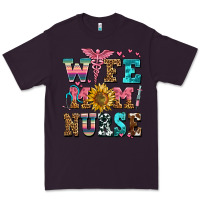 Plum wife mom nurse Premium Tee - AdoDesignShop