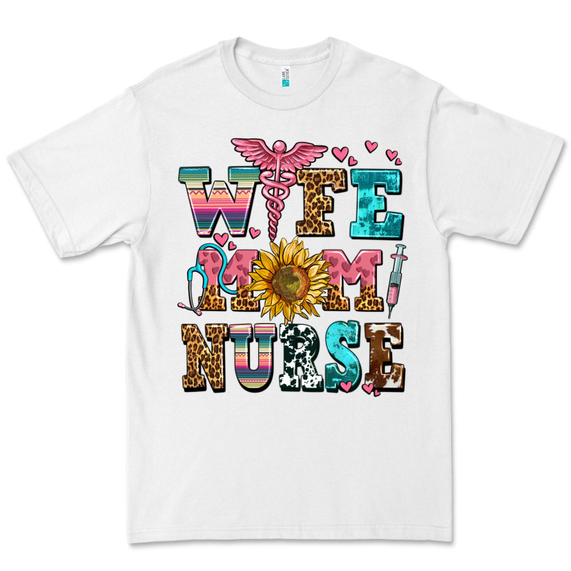 Wife Mom Nurse Premium Tee by AdoDesignShop | Teevron