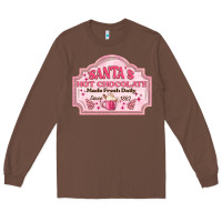 Chestnut santas hot chocolate Long Sleeve Tee - MaliasSmallBusiness