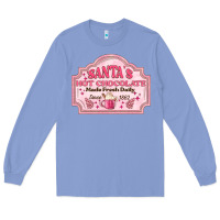 Colony Blue santas hot chocolate Long Sleeve Tee - MaliasSmallBusiness