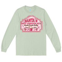 Matcha santas hot chocolate Long Sleeve Tee - MaliasSmallBusiness
