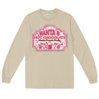Mushroom santas hot chocolate Long Sleeve Tee - MaliasSmallBusiness