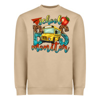 Mushroom school bus monitor Heavyweight Sweatshirt - NancyCooperArtShop