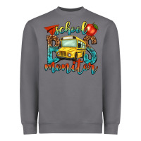 Storm school bus monitor Heavyweight Sweatshirt - NancyCooperArtShop