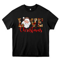 Black Love Christmas Santa Heavy Core Tee - JahusDesignShop