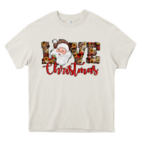 Love Christmas Santa Heavy Core Tee | Teevron