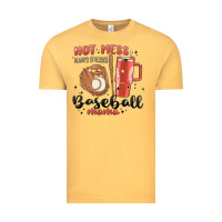 Vintage Mustard hot mess always stressed baseball mama stanley cup Vintage Tee - MaliasSmallBusiness