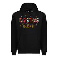 Black christmas vibes Premium Hoodie - JahusDesignShop