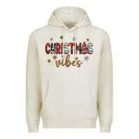 Oatmeal Heather christmas vibes Premium Hoodie - JahusDesignShop