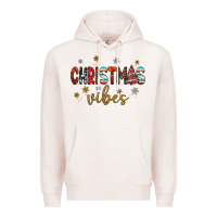 Pale Pink christmas vibes Premium Hoodie - JahusDesignShop