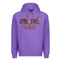 Purple christmas vibes Premium Hoodie - JahusDesignShop