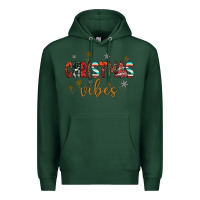 Sports Green christmas vibes Premium Hoodie - JahusDesignShop