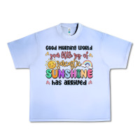 Grape Ice good morning world your little ray of sarcastic Urban Heavy Tee - MaliasSmallBusiness